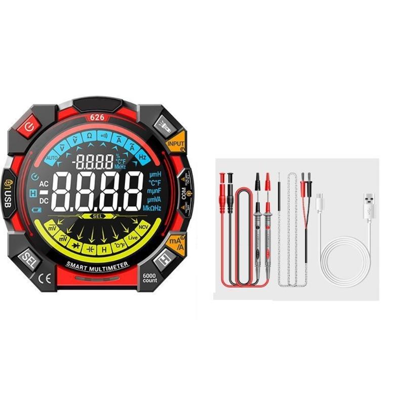 

Digital Multimeter and Analyzers Voltmeter Ohmmeter Auto Ranging Tester Voltages Current Resistance