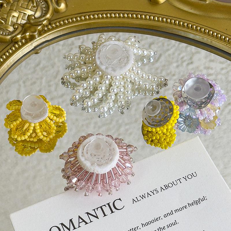 Handcrafted Beaded Jelly Shoes Shoes Buckles Sandals Accessory Diy Decorative Shoe Flower Slippers Jewelry Accessories