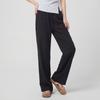 La Chapelle Women's Linen Blend Straight Leg Casual Pants