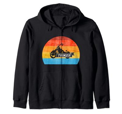 MOTORCYCLE FUN Zip Hoodie TRIKE, TRIKE, BIKE, BIKER,
