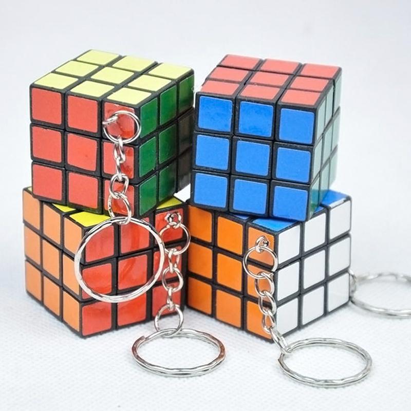 

3x3x3 Magic Cube Мини Скорость Рубик Головоломка Твист Брелок Брелок Брелок Игрушка в Подарок