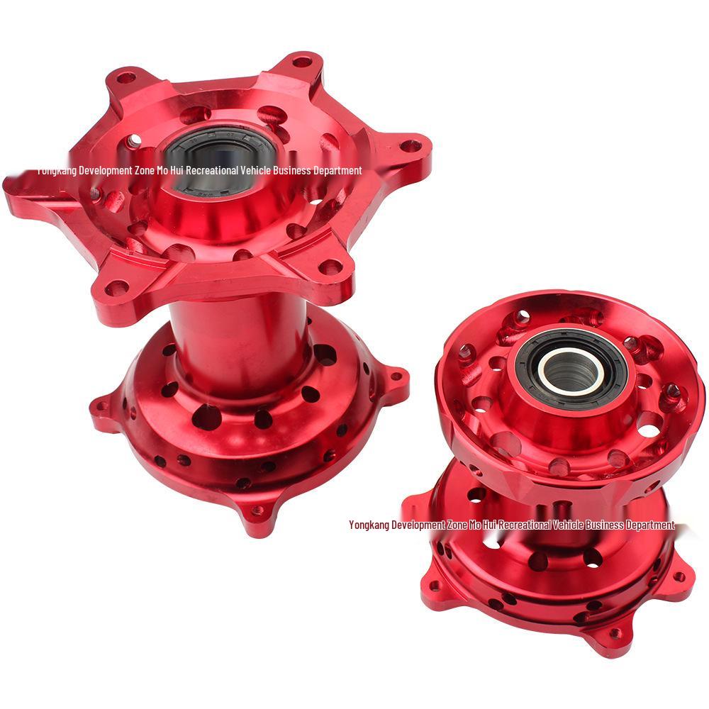 CNC Front & Rear Wheel Hubs & Spokes for Honda CRF250R/CRF450R Off-Road Bikes