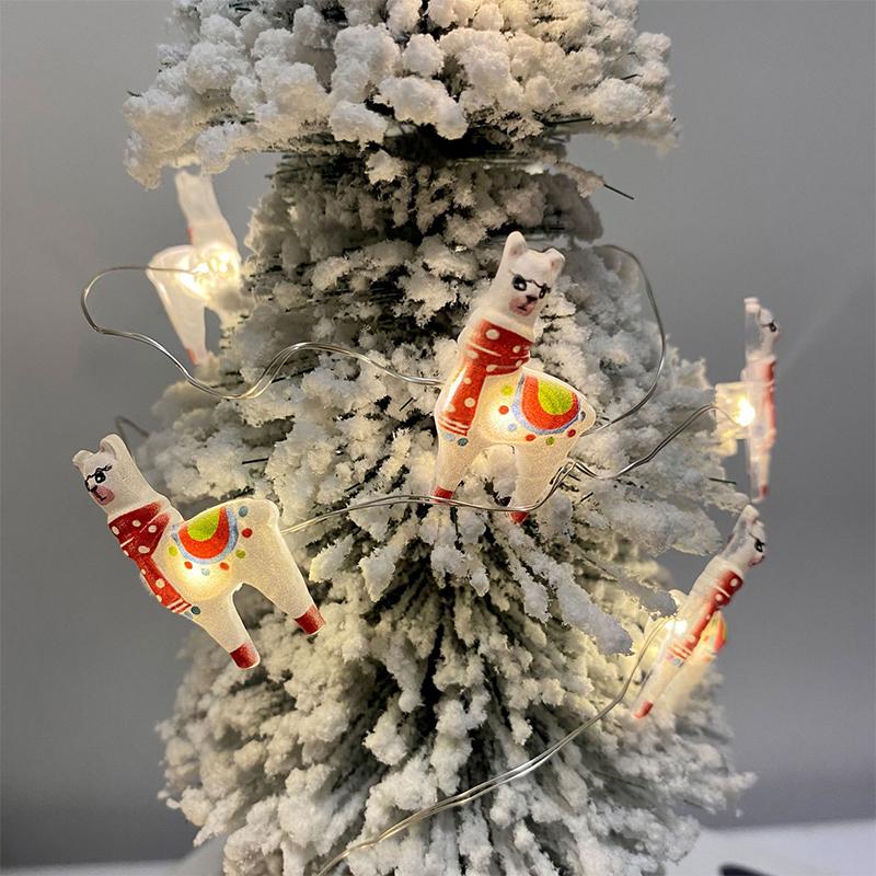 1M 10LEDs Christmas String Lights Decor Hanging Light New Year Holiday Home Xmas Navidad Holiday Christmas Pendant Drop Omaments