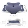 Ergonomic Memory Foam Pillow Orthopedic Neck Support for Side Back Sleepers Ice Silk Pillowcase Ideal Christmas New Year Gifts