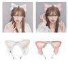Animal Cosplays Headband Furry Ears Hair Accessories Hair Clip for Women Girls