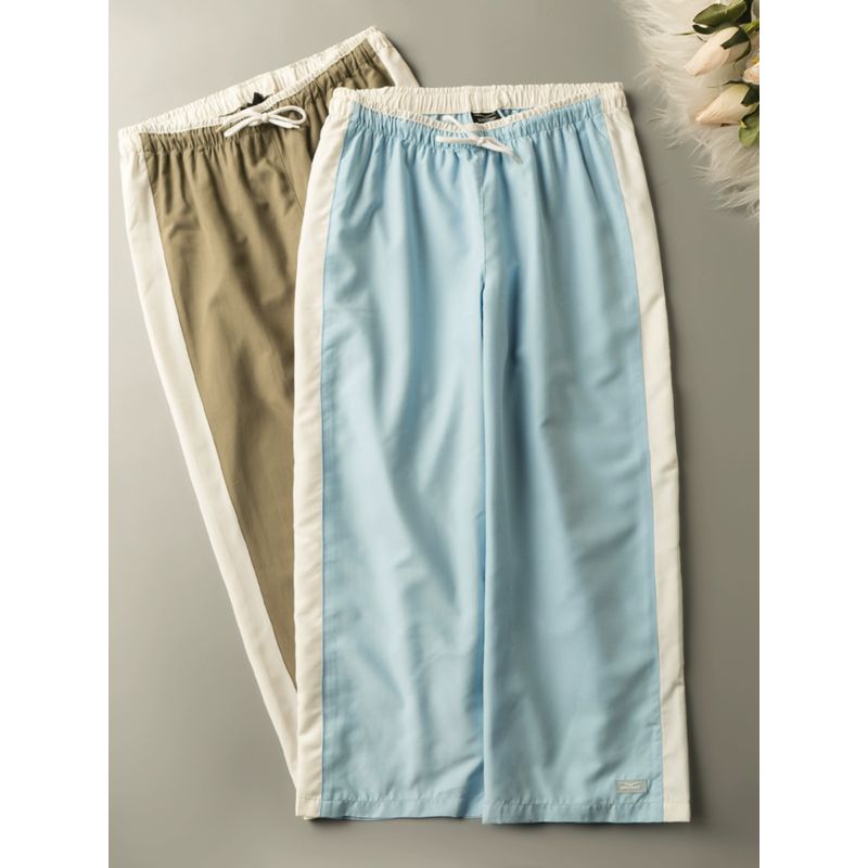 

Весенние брюки в K-стиле, экспортная мода, с боковыми полосками, повседневные, универсальные, изящные, с эластичной талией, на шнуровке, прямого кроя, облегающие, укороченные Army Green and White Sbars M