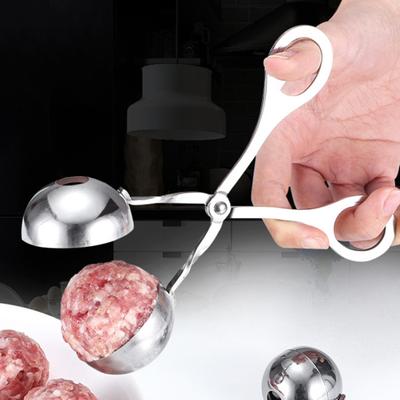 Stainless Steel Meatball Fish Meat Rice Ball Maker Baller Clip Kitchen Tool