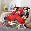 Anime Inuyasha Throw Blanket Soft Flannel Thin Blankets for Bed Sofa Cover Bedspread Picnic Cooling Gift Home Deco