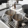 Watchget Espresso Shot 2 Measuring Cup with Graduated Measuring Cup, 304 Stainless Steel, Integrated Handle and Cup, 3060ml