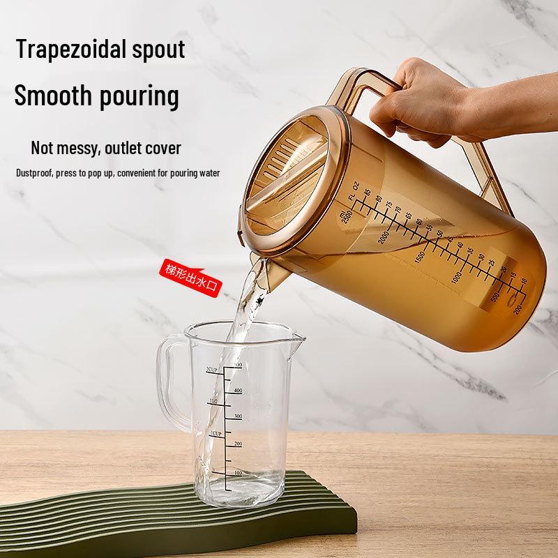 High-Temperature Resistant Large Capacity Plastic Cold Water Kettle for Milk Tea, Juices, and Catering