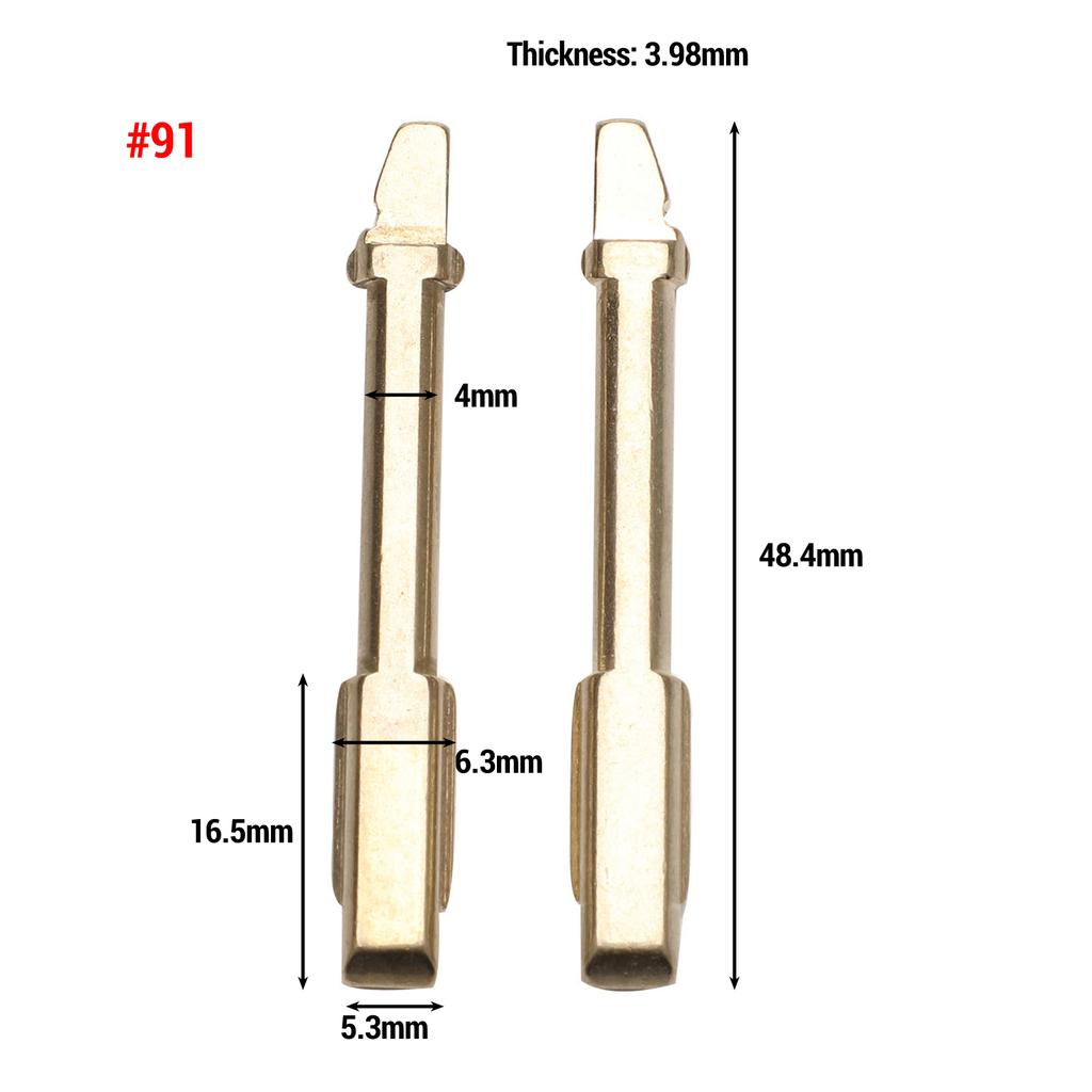 jingyuqin 1p Car Key Ucut Blade #19 #38 #109 #90 #91 #98 for ford metal
