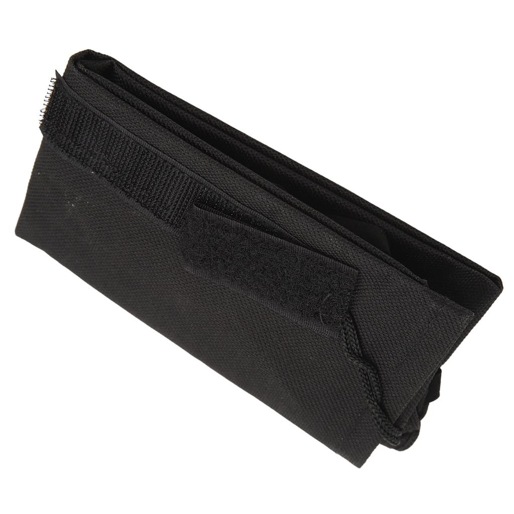 Horse Tail Bag Nonwoven Fabric Waterproof Breathable Horse Tail Protector Guard with Fringe Black