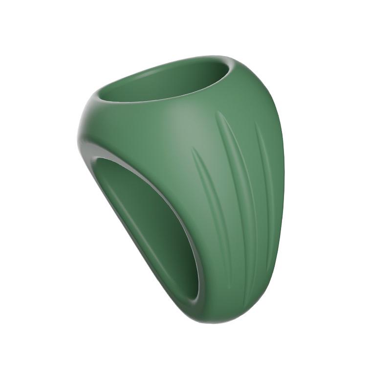 HA-831 Triple Sperm and Egg Ring: Soft Silicone Delay Penis Ring for Men