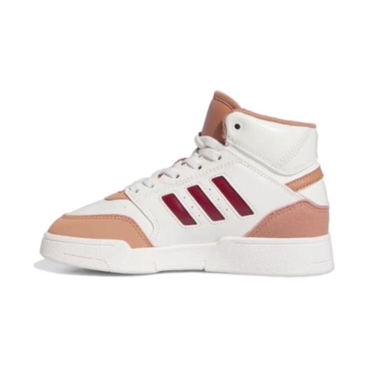 adidas Originals Drop Step Bequem Vielseitig Stoßdämpfend Langlebig High Top Kinder Skateschuhe Kinder Skateschuhe Weiß IG1478