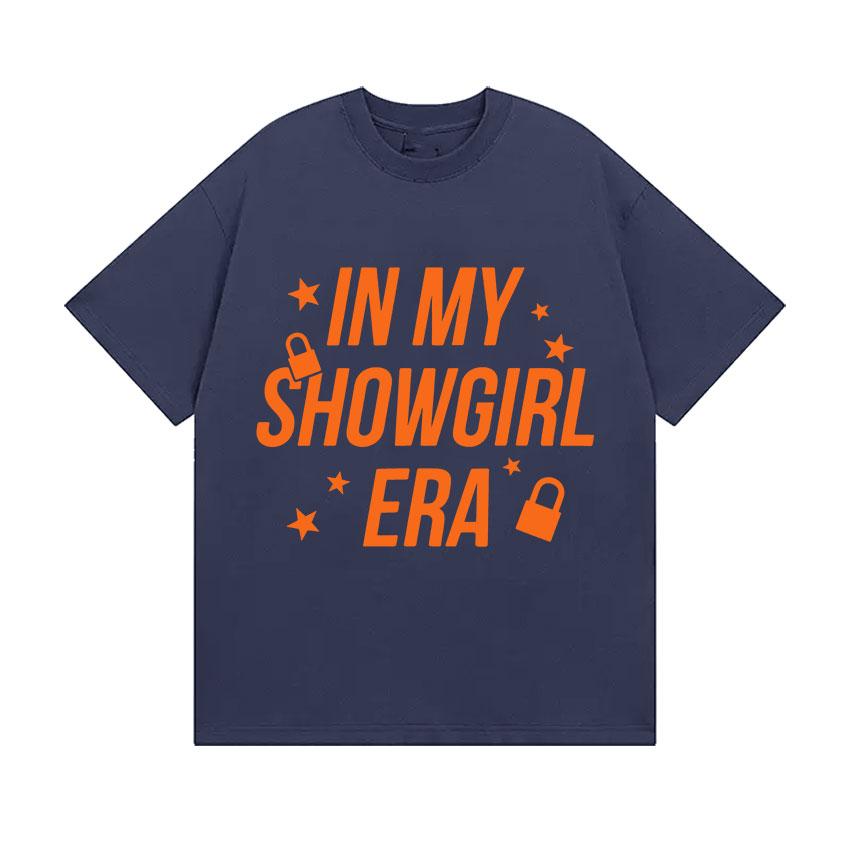 Showgirl's Life Printed T-shirts From Showgirl Era Fans Summer Harajuku Retro Cotton Short Sleeved T-shirts for Men Women