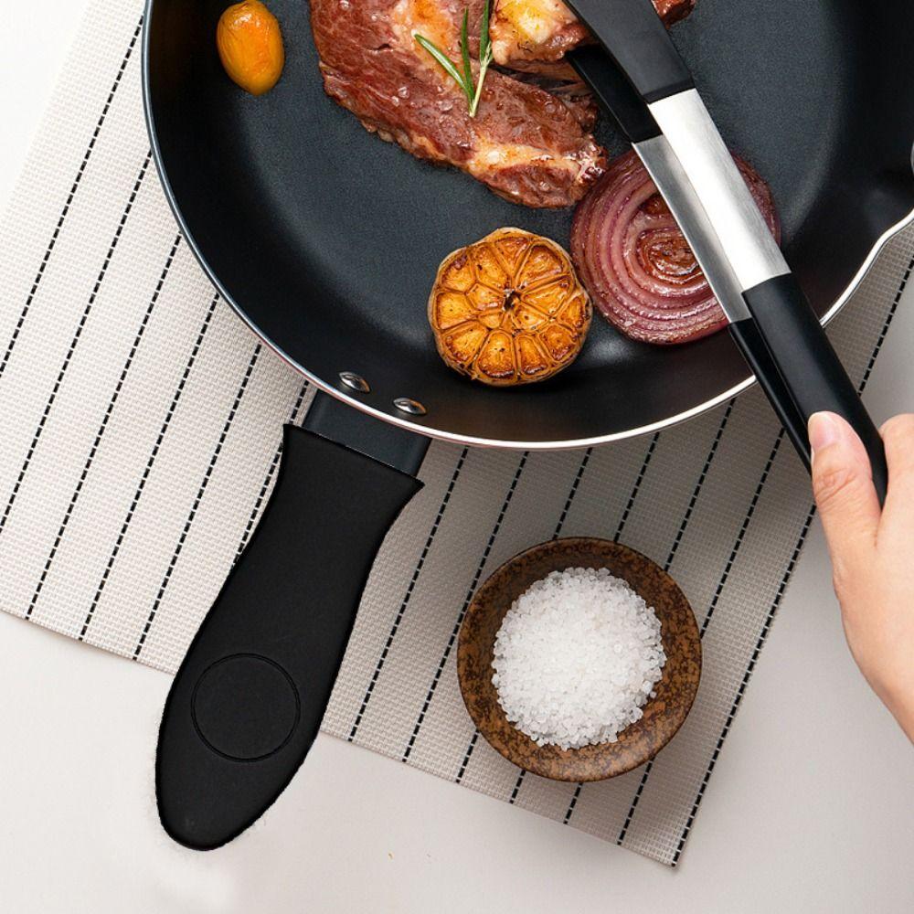 Silicone Pot Handle Cover High Temperature Resistance Cookware Parts Pot Holder Sleeve Anti Scalding Household Pan Handle Cover