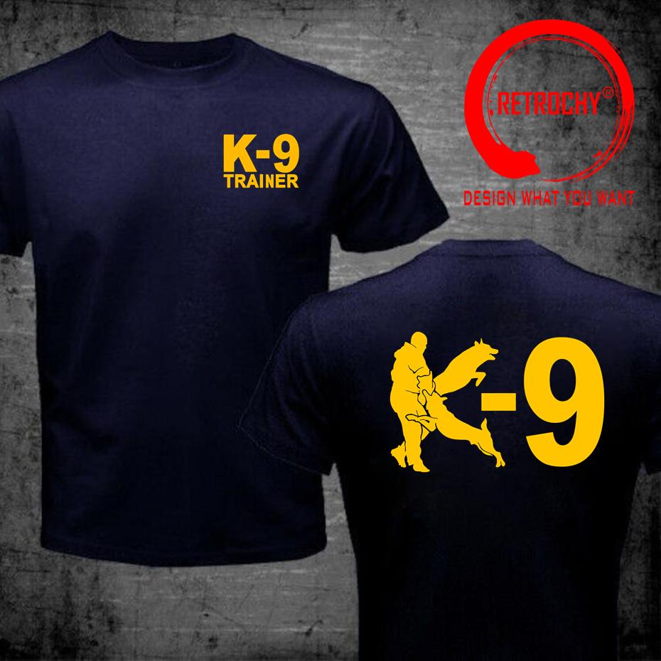 K9 TRAINER K9 Team TShirt Unisex K9 Unit Tops Tshirt Clothing 100 Cotton Short Sleeve K9 Attack Training T Shirt Unisex Clothing