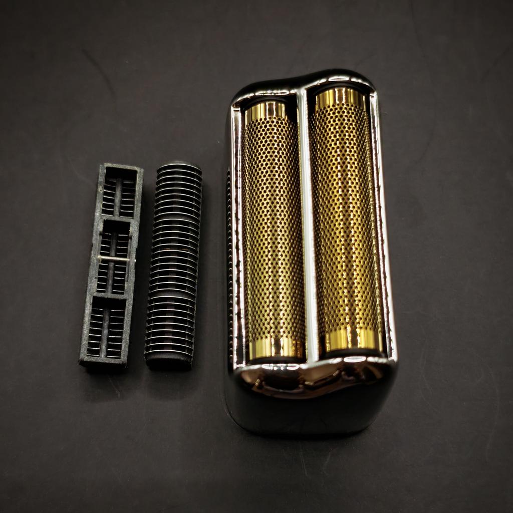1X Außenfolie + 2X Klingen Prewave Ersatz für Babyliss Pro FoilFX02 #FXRF2G FXFS2G FXRF2 Rasierer Silberne Teile