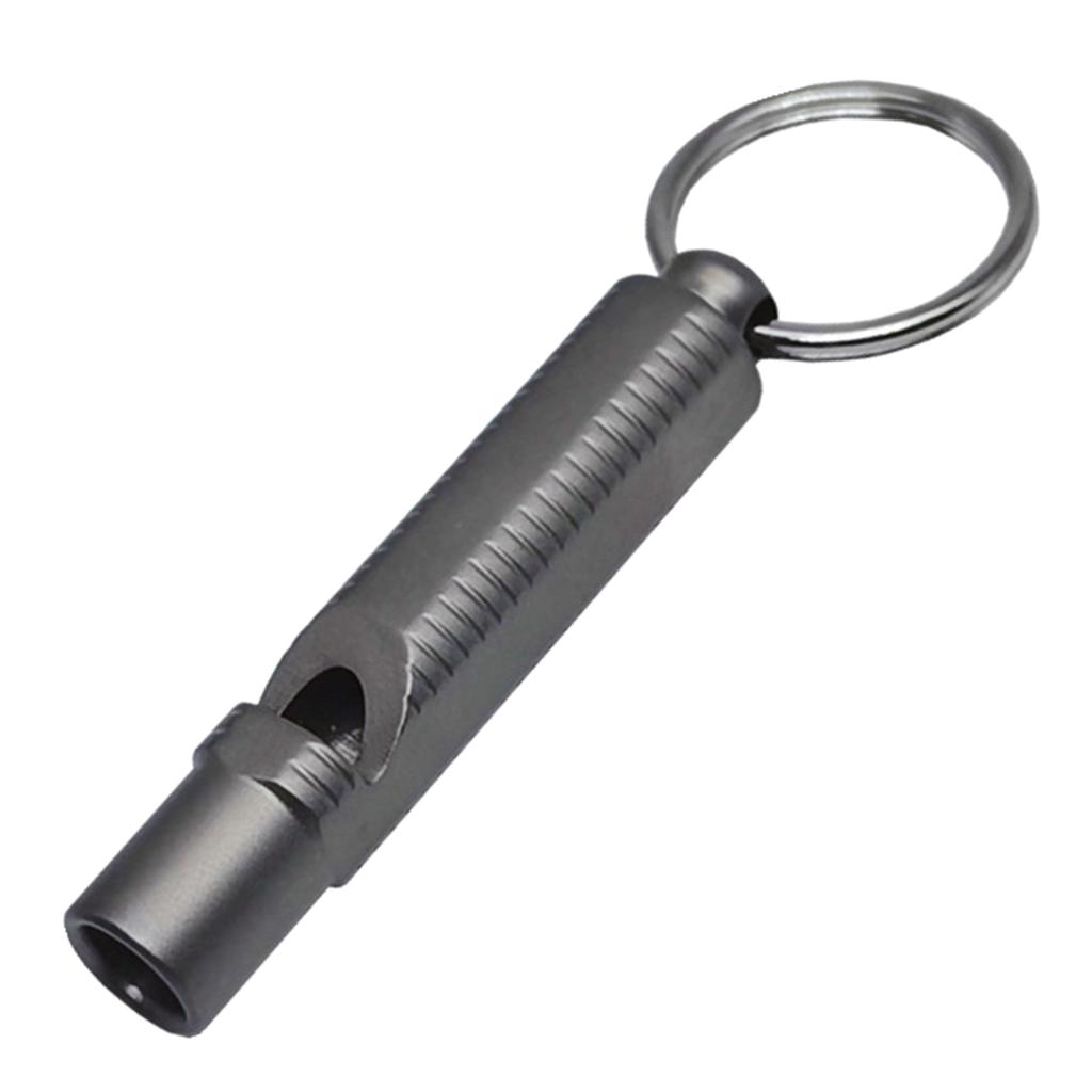Titanium Survival Whistles Louds Outdoor Emergency Whistles With Keyring Waterproof Whistles Outdoor Tool for Women Men