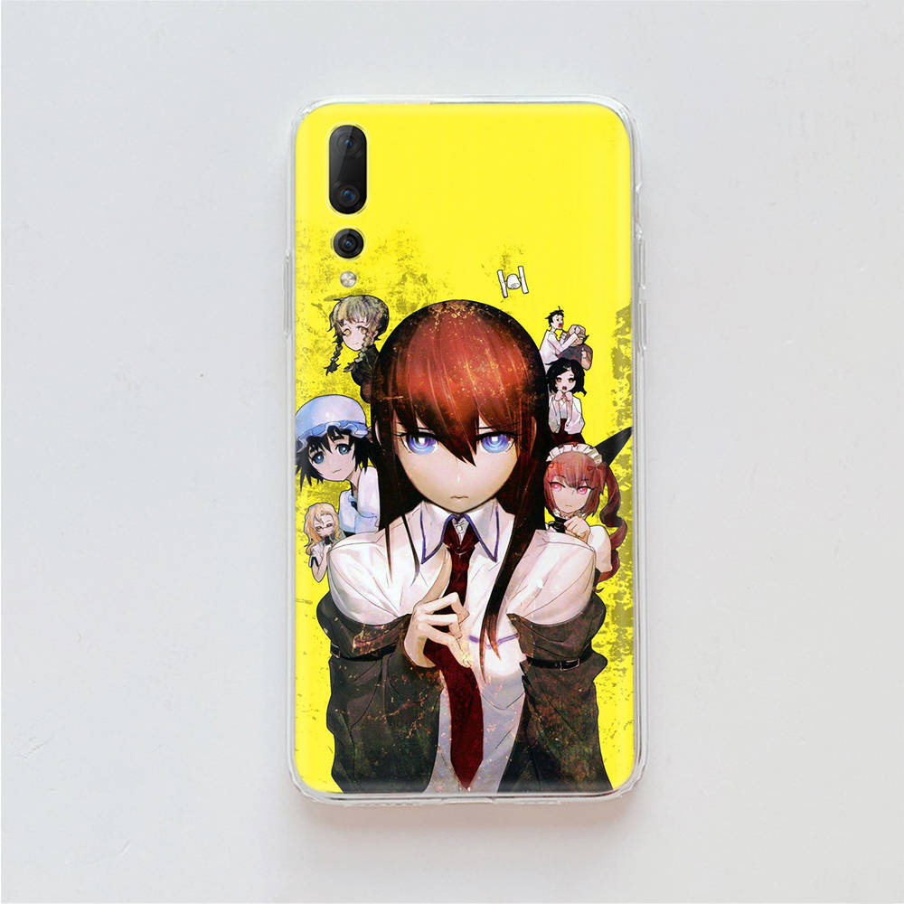 

Чехол Steins Gate TPU для iPhone XR 7 8 14 15 11 12 13 X XS Pro Max Xiaomi Redmi 13C Note 9 Samsung A22 S23 S24 Ultra Plus VIVO Samsung M30 кожа буйвола