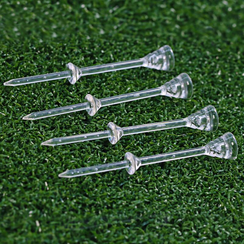 Fengyi Ultra-Fine Low Resistance 83mm Golf Tees - 100 Mixed Colors