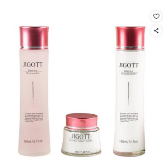 JIGOTT Essence Moisture Skin Care 5pcs Set Toner Lotion Cream Skincare Set
