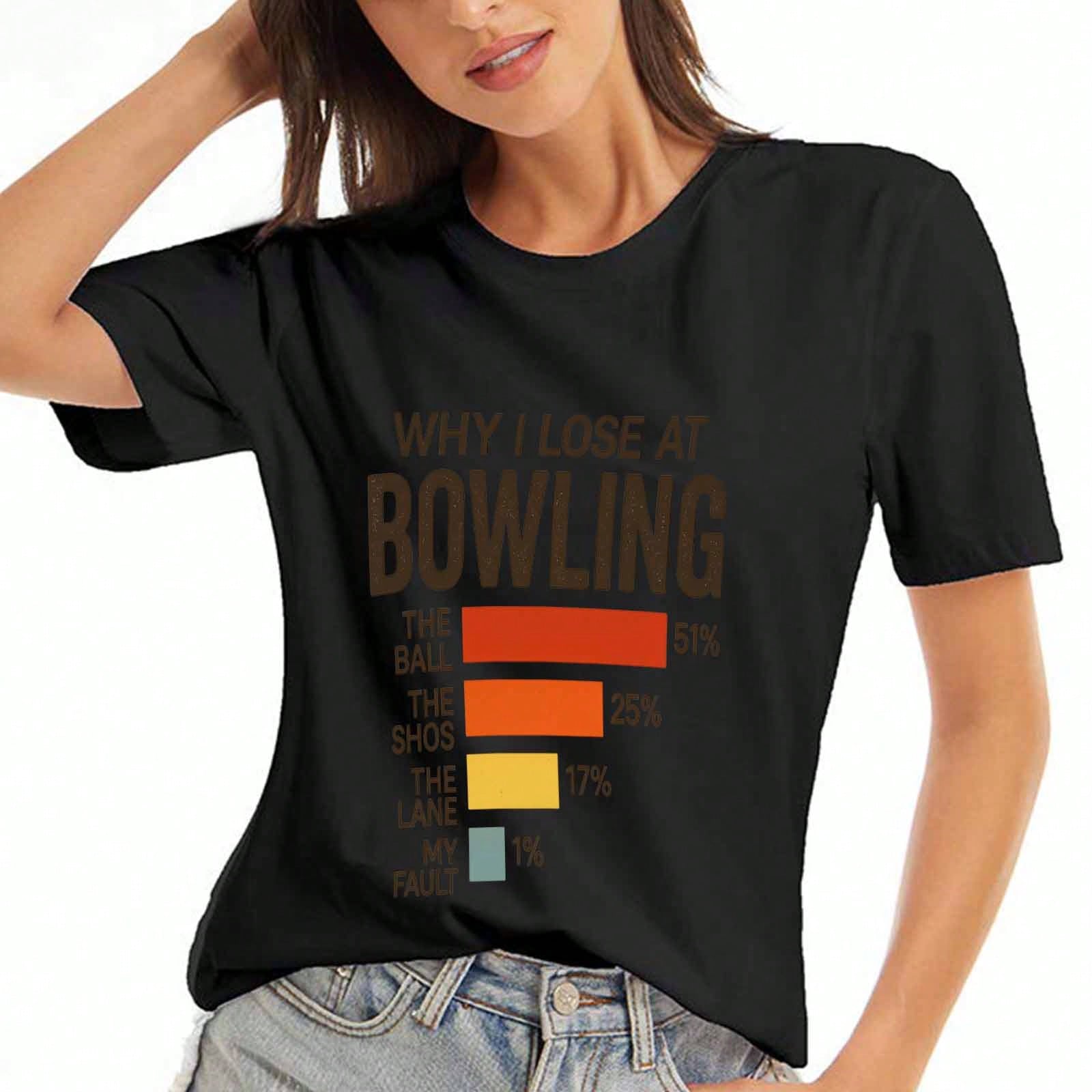 Bowling Pins unisex Cotton T Shirt, Pure Cotton Highquality Printing, Durable, Casual And Fashionable. Three Patterned Bowling Pins Make This T Shirt S разноцветный