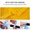 3-tier hanging grid organizer, stackable open cage plush animal storage, multi-purpose cylindrical toy net hammock - hanging bag