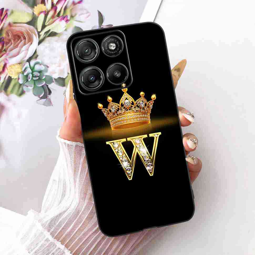 For Motorola Moto G67 Power Case Couple 26 Letters Cover Soft Silicone Phone Cases For Moto G 67 G67 Power Bumper