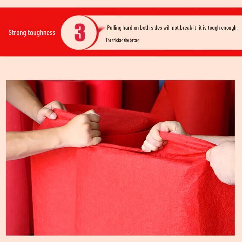 Disposable Wedding Red Aisle Runner