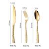 Abay Hammered Scale Handle Stainless Steel Cutlery