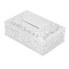 Vintage Jewelry Box Carved Elegant Colorfast Zinc Alloy Soft   Lining Trinket Storage Box for Dressing Table Shelf