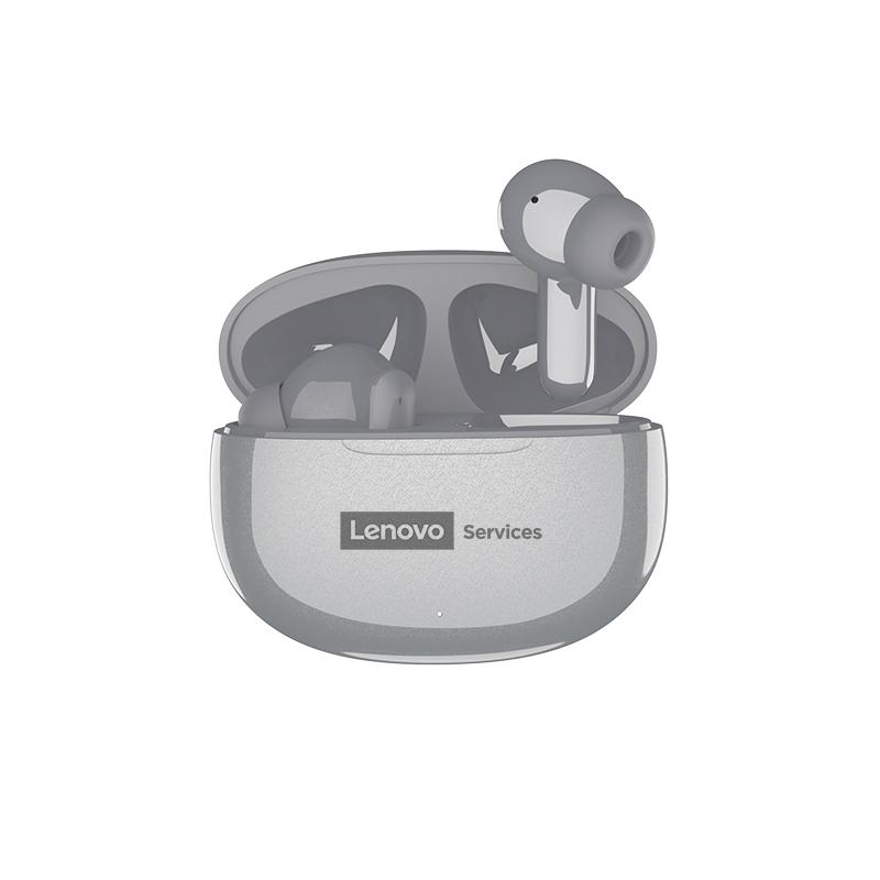 

Lenovo LE202 TWS Bluetooth Gaming Earphones Long Battery Life Earbuds серый