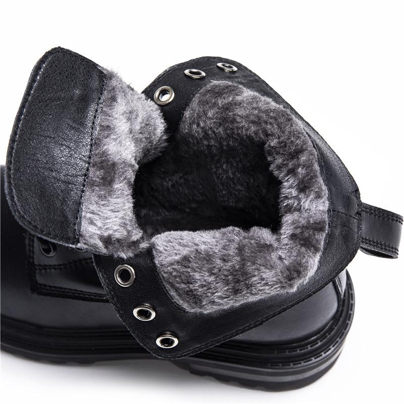 

Ботинки осень-зима 2025 новые в британском стиле повседневные ботинки Мартина бархатный толстый каблук круглый носок высокий каблук кожаная женская обувь 40