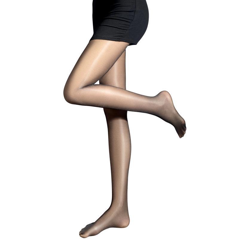 Shiny Red Pepper Ultra-Thin Sexy Pantyhose - Anti-Hook Silk Stockings for Women