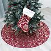Tree Skirt Base Unique Lightweight Long Lasting Tree Mat Beautiful Snowflake Pattern Tree Carpet Tree Carpet Christmas Decor