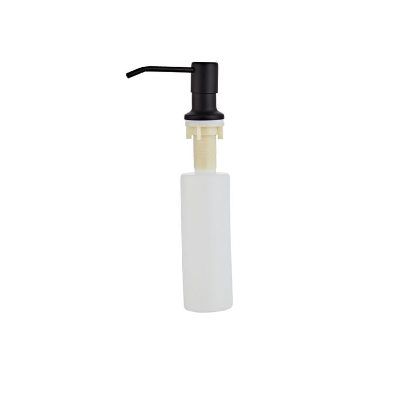 Stainless Steel Kitchen Sink Soap Dispenser Hand Pressing Sanitizer Liquid Soap Dispenser чёрный