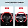 EIING Car Steering Wheel Universal Genuine Protective Cover for Standard Suitable for S and M Easy Cover, Leather, Breathable, Anti-Slip,