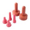 3Pcs Cattle Sheep Nipple Drinker Drinking Bottle Accessories Red Calf Feeding Milk Bottle Nipple Livestock Feeding Supplies