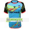 Nuova maglia da calcio Omerta tedesca, maglia da allenamento da uomo stampata, maglietta sportiva traspirante con scollo a girocollo