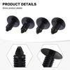 4PcS License Plate Plugs Front Bumper Plate Hole Covers Screw-On Bumper Clip NEW