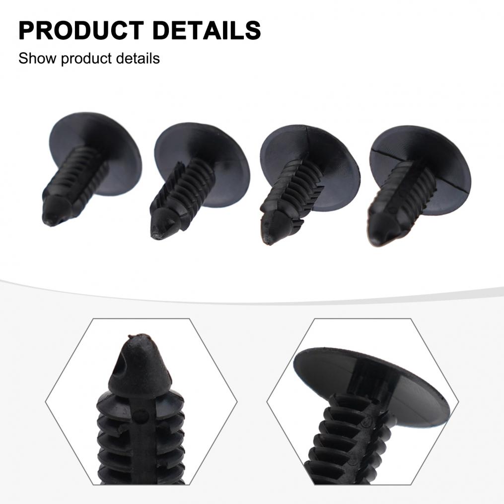4PcS License Plate Plugs Front Bumper Plate Hole Covers Screw-On Bumper Clip NEW