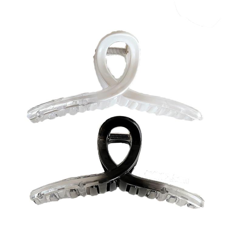 Black And White Gradient Hair Clip Ink Style Hairpin Chinese Style Elegant Temperament Women Hair Clamp Fashion Hair Accessories