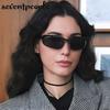 Semi-Rimless Cat Eye Sunglasses Women  Luxury Brand Designer Trending Sports Y2K Punk Sun Glasses For Ladies Shades Eyewear