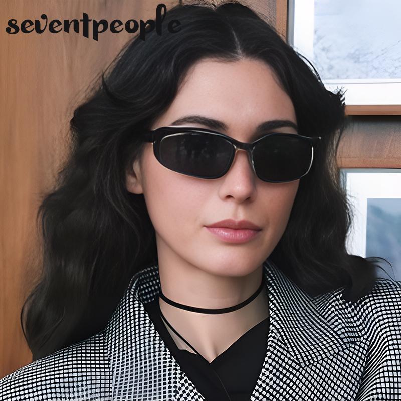 Semi-Rimless Cat Eye Sunglasses Women  Luxury Brand Designer Trending Sports Y2K Punk Sun Glasses For Ladies Shades Eyewear