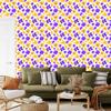 Lavender and Gold Flowers Wallpaper for Living Room and Bedroom 50x1000