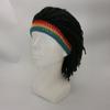 Gestrickte Mützen Perücke Halloween Party Herren Perücke Zopfhut Reggae Dreadlocks Perücke Afrika Wurzeln Perücke