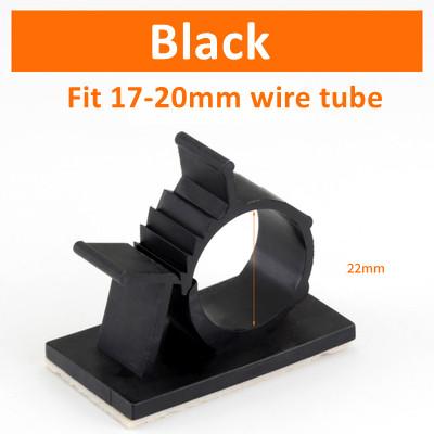 1pcs Self Adhesive Cable Clips 8-25mm Desk Table Cable Clamp Adjustable Tie Mounts Fixer Cable Holder Wrap Cord Wiring Accessori
