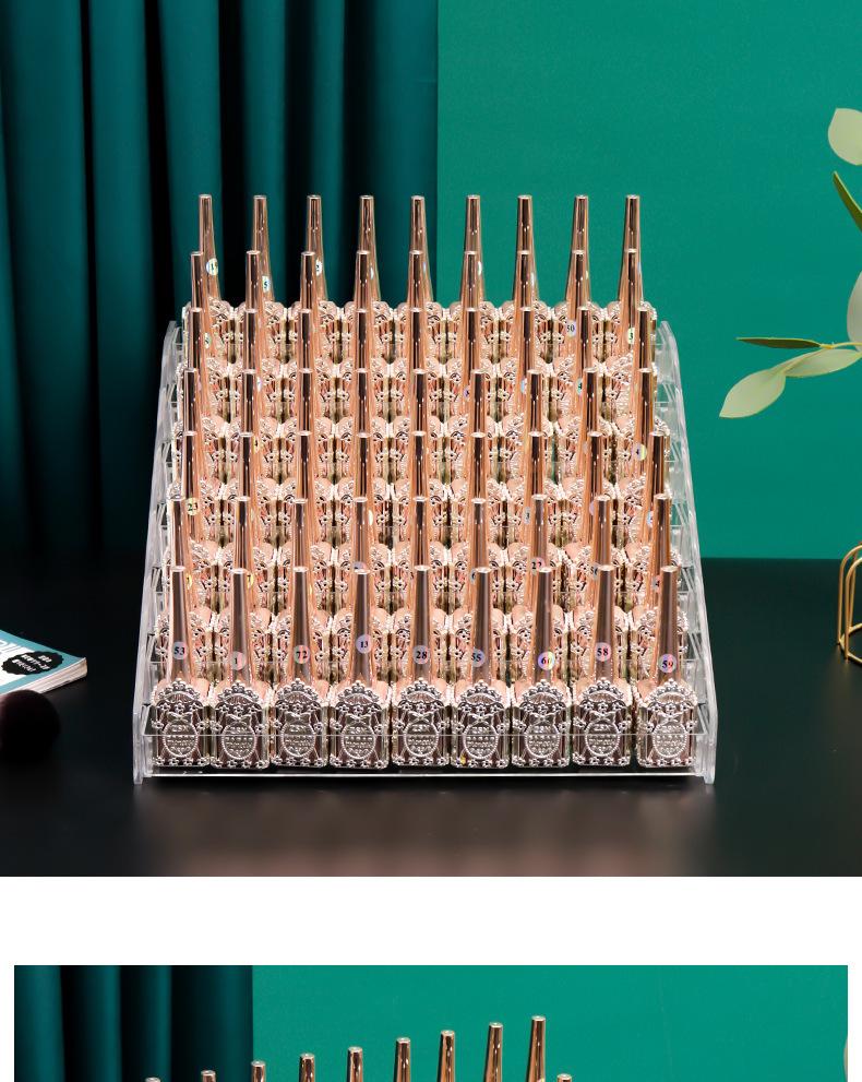 Acrylic Organizer Stand for Nail Polish, Perfume, Lipstick, Essential Oils, and Cosmetics