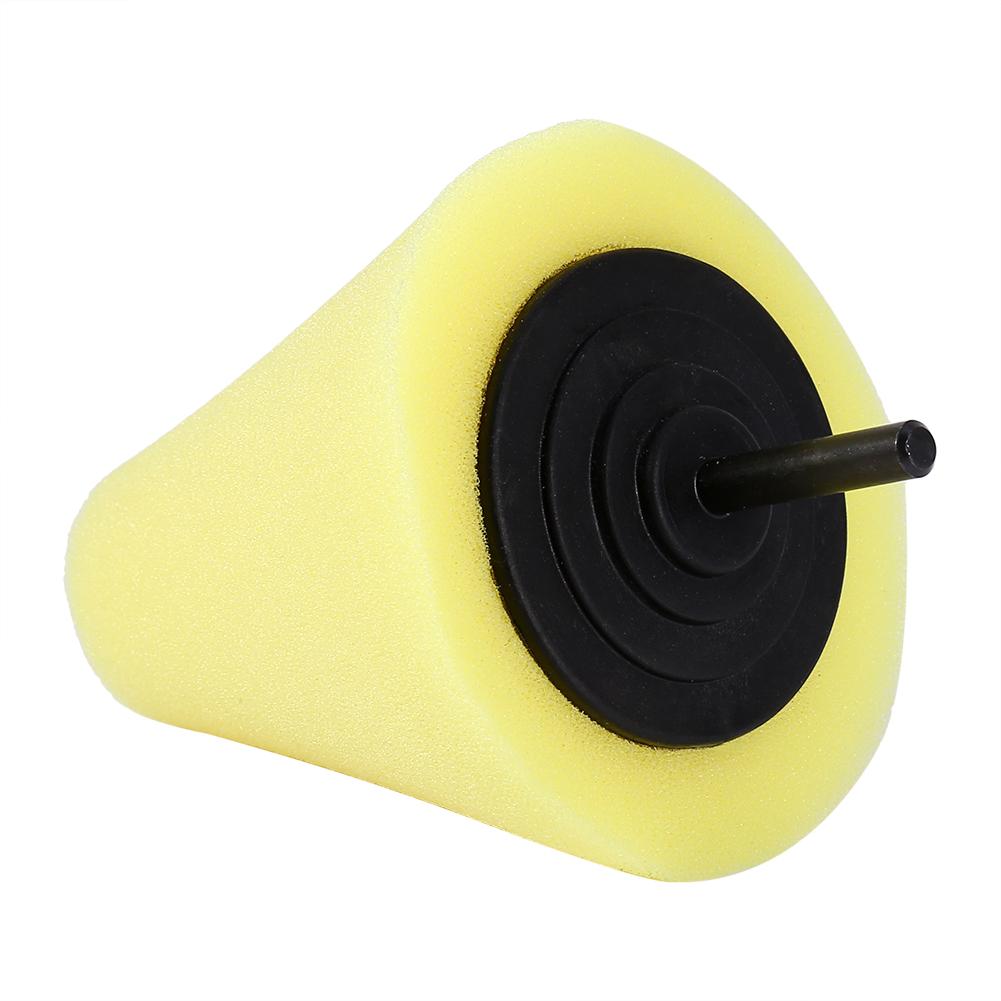 1PCS Foam Polishing Cone Shaped Buffing Pads for Wheels - Use with Power Drill